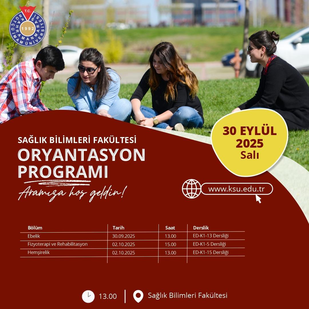2025-2026 ORYANTASYON PROGRAMI